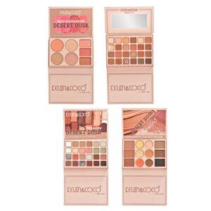 Kevin & Coco Desert Dusk 4 Layer Makeup Palette, Blush, Highlighter, Contour